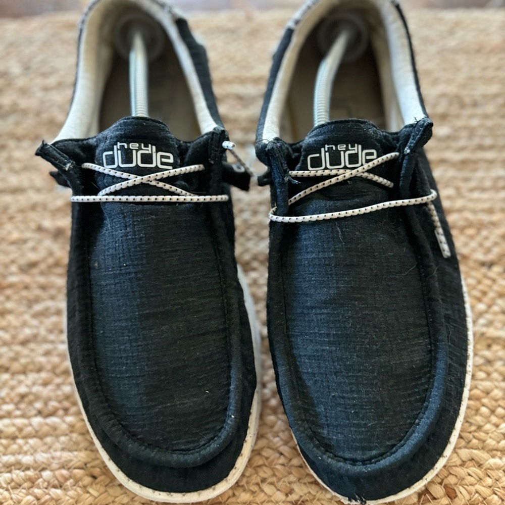 Hey Dude Men’s Wally Willow, Black size 15